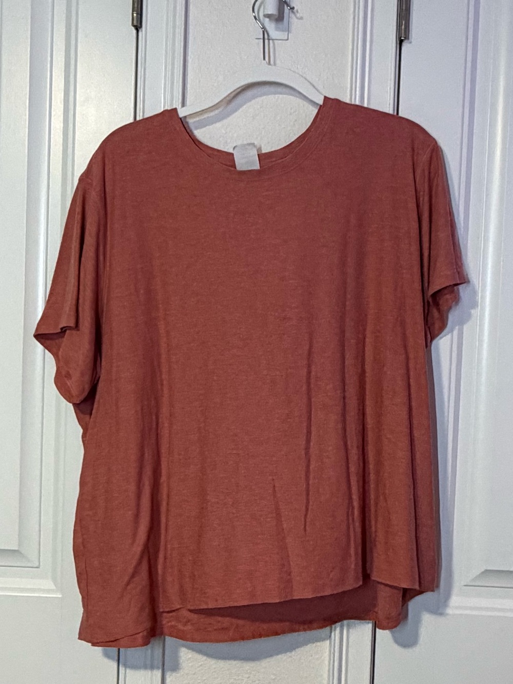 Athletic Works Burnt Orange Short-Sleeve Women's Tee